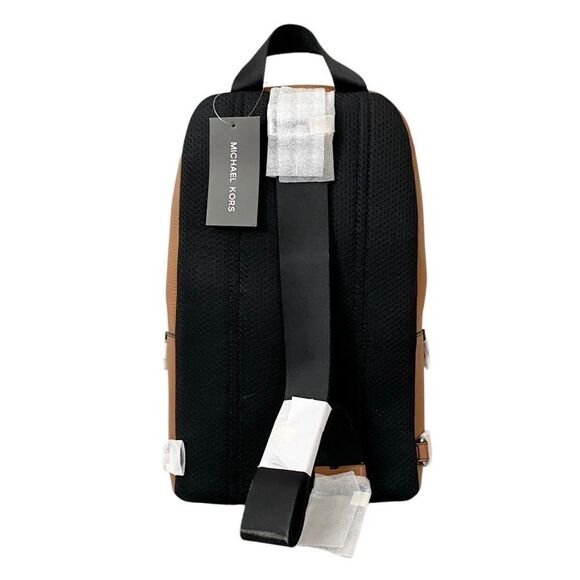 MICHAEL KORS Sling Backpack MK signature Bag 💼 Brown - Picture 4 of 10